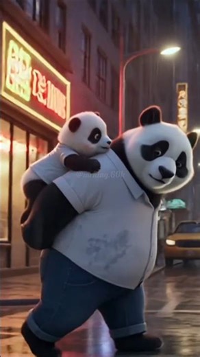 City Life of Panda happy Story