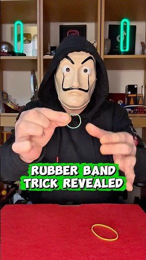 Simple Rubber Band Trick Tutorial 🪄 #tricks #magic #magictricks #foryou