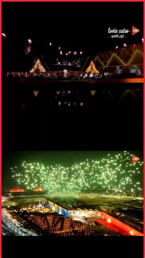 8.9K views · 1.1K reactions | It’s official!  Fireworks light up Cairo as the Grand Egyptian Museum opens its doors in a dazzling celebration ✨ #lovincairo #GrandEgyptianMuseum #GEM #المتحف_المصري_الكبير | Lovin Cairo | Facebook