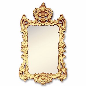 [Hot Item] Artistic Fancy Gold Premier Polyurethane Mirror Frame for Wall Decor