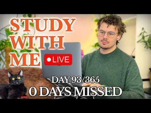 Study With Me LIVE 🚀 10-HOURS — Deep Focus (50/10 Pomodoro) | Cozy UK Rain, No Distractions!