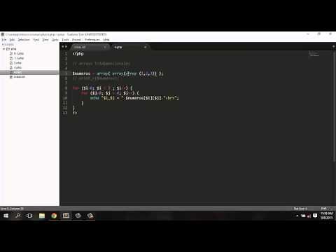 Arrays Unidimensionales, Bidimensionales y Mas en PHP