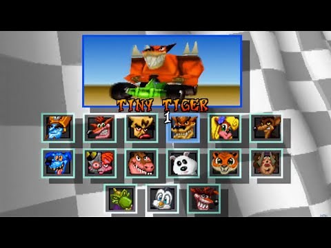 Crash Team Racing All Characters [PS1]