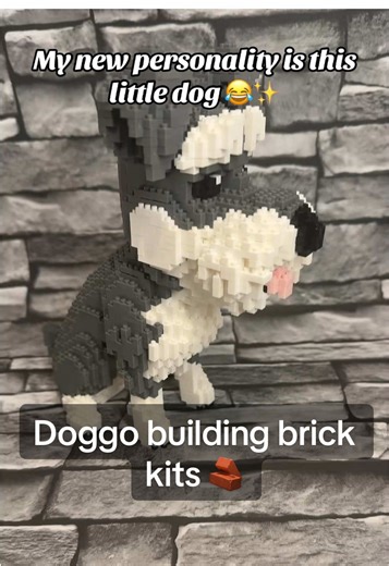 This mini dog building kit is honestly adorable — fun to put together, super detailed and so cute once it’s finished. Perfect cosy-night activity or gift idea. #buildingblocks #minidiykits #giftideasforhimorher #DogModel #TikTokMadeMeBuyIt price correct at time of posting