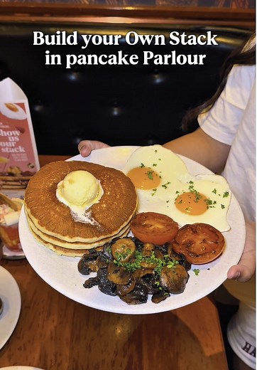 Build Your Own Pancake Stack at The Pancake Parlour