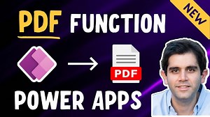 Power Apps PDF Function Introduction Create PDF Documents from Screens, Galleri
