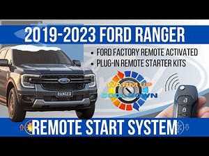 2019-2023 Ford Ranger DIY Remote Start Installation Guide (Key Ignitions)