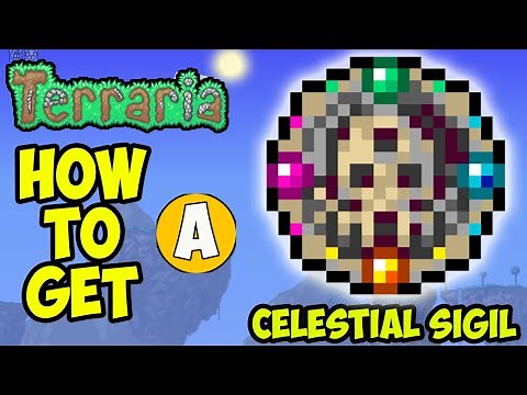 Terraria how to get CELESTIAL SIGIL (EASY) | Terraria 1.4.4.9 Celestial Sigil