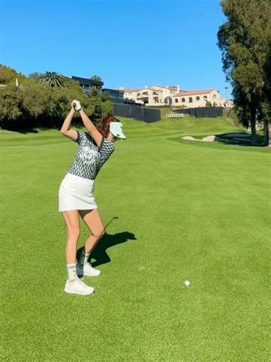 Aimee Cho | Played Riviera before going live on CBS. ⛳️🔥 I’ll be on CBS Sports Central during @pgatour ’s @thegenesisinv next week ⛳️ On Thursday the... | Instagram