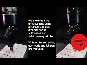 柔らかいロボットによる部品組立作業