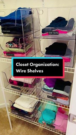Closet Organization Ideas with Wire Shelving