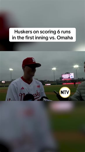 Nebraska (6-5) scored 8 runs on 11 hits while Omaha (4-7) totaled 5 runs on 10 hits 6 of Big Red's 8 runs came in 1st inning behind a single, double, & DH Cole Kitchens' 2-run home run Kitchens, Head Coach Bolt, & SP Cooper Katskee speak about the Huskers' big start to the game #nebraska #nebraskabaseball #ncaabaseball #lincolnnebraska #huskers