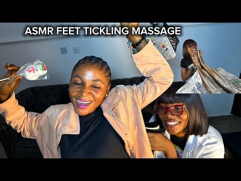 ASMR Airport Security Check Fast Full Body Pat Down, Armpit, feet, Spit Paint Japanese Head Massage