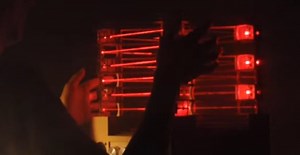 The Upright Laser Harp