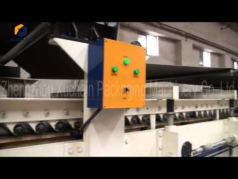 Double facer of corrugated paper board plant from Zhengzhou Xuchain Packaging Machinery