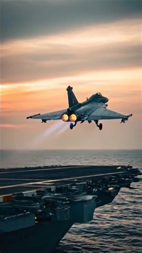 Indian Navy Fighter Jet Action Scene Over Ocean | Cinematic 4K