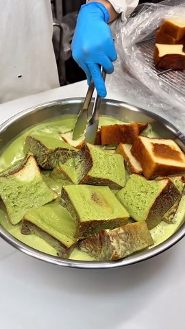 カリッふわの抹茶フレンチトーストおすすめ！