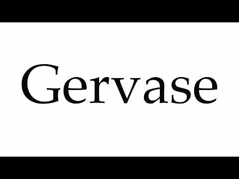 How to Pronounce Gervase
