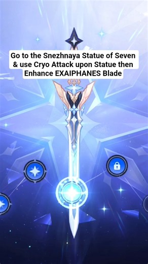 How to Upgrade Travelers Sword Exaiphanes Genshin Impact 7.0 Snezhnaya #tsaritsa #pierro #ronova