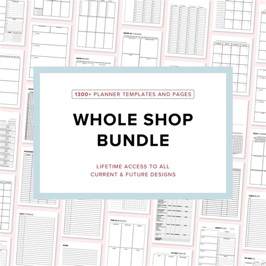 Printable Planner, Personal Planner Bundle, Life Planner, Daily Weekly Monthly Planner Inserts and Templates A4, A5 - Etsy Canada