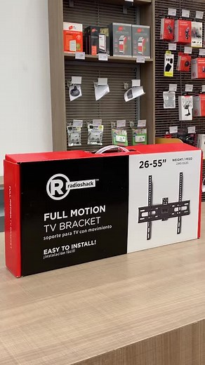 Arma tu soporte de TV fácilmente con RadioShack
