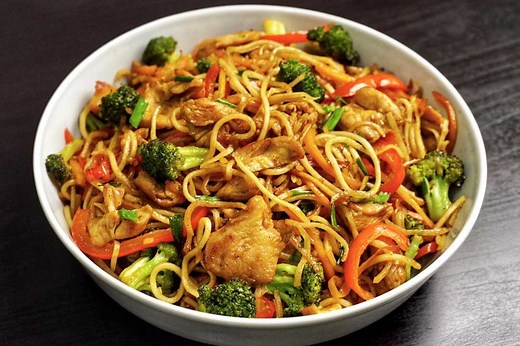 A versatile Chicken Stir Fry with Noodles recipe that's easy to make at home! | Spice Eats