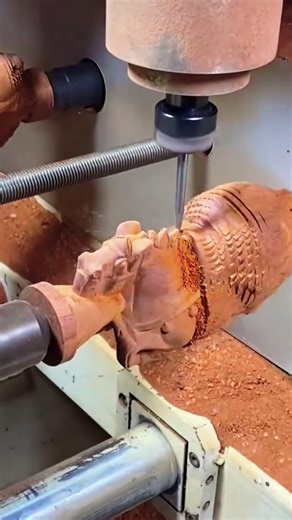 From Block to Art: 3D Carving a Stunning Wooden Horse (CNC Machining) #woodworking