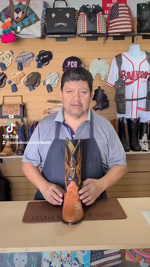 4.2K views · 96 reactions | We added a zipper to the left boot due to our client having an issue with his foot and here is how they came out! #boots #cowboyboots #houston #pasadena #fypシ゚viral #fyppppppppppppppppppppppp #beforeandafter | Pasadena Custom Boots & Shoe Repair | Facebook