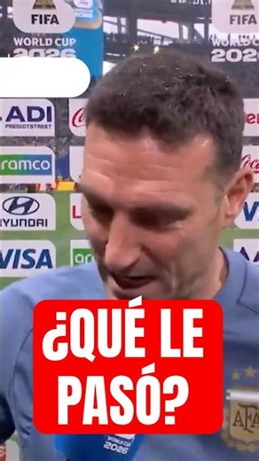 ¿por qué Scaloni bajó la mirada? #summerofgoals #argentina #lenguajecorporal