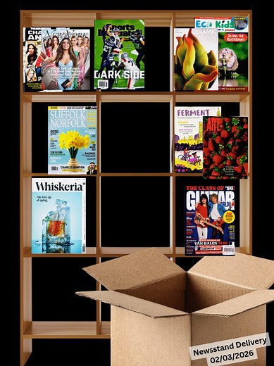 New delivery just landed 📦✨ Watch the latest magazines come straight out of the box and onto the shelves! This is only a small fraction of what we received this morning 👀 All issues are available to purchase now on the Newsstand website, go check out the full range online! #NewMagazines #Newsstand #MagazineLovers #NewStock #OnTheShelves