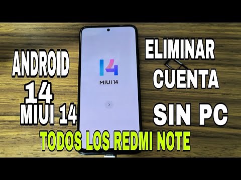 MIUI 14 ANDROID 14 | For All Xiaomi Redmi Note / Remove Google Account Method UPDATED