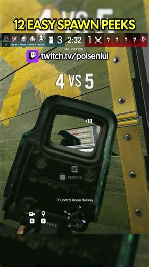 12 EASY SPAWN PEEKS IN 30 SECONDS #siege