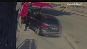 New video shows car crashing into pedestrians in front of LA flower shop