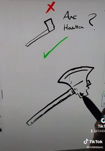 How to draw an axe! Art tutorial! #art #draw #drawing #tutorial #digitalart #arte #dibujo