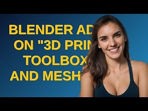 3dprinting: Blender add-on "3D Print Toolbox" and MeshLab