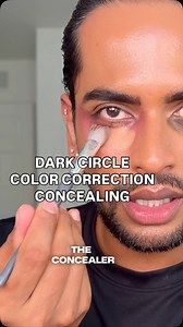 Dark circle color correction and concealing without creasing due to wrinkles and fine lines 👍🏽✨ #darkcircles #undereye #concealer #makeuptutorial #makeuptips | Aditya Madiraju