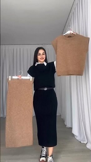 “This brown knit outfit is going VIRAL—don’t miss this classy look!”