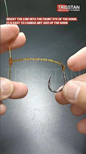 Easy bottom fishing knot | T-knot tutorial