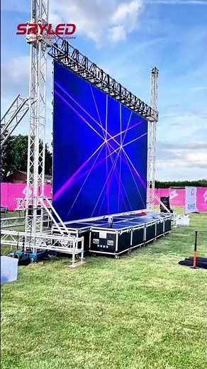Stage LED screen effect presentation