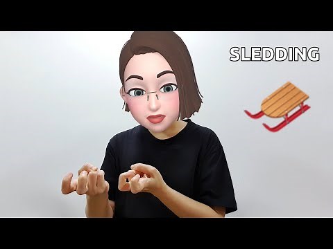 American Sign Language (ASL) Lesson: Sledding