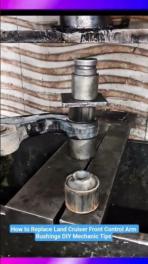 How to Replace Land Cruiser Front Control Arm Bushings DIY Mechanic Tips #shorts #mechanic #tips