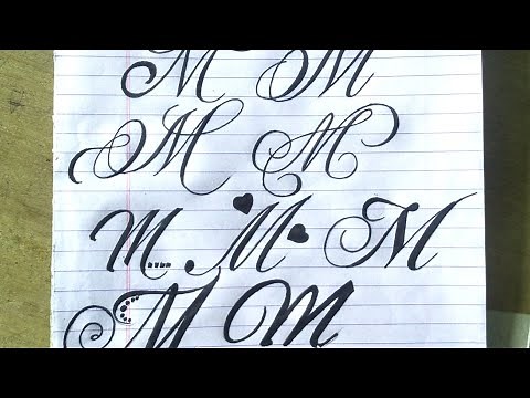 How to write stylish Letter M | in different ways |Alphabets M stylish writing | RUA sign writing