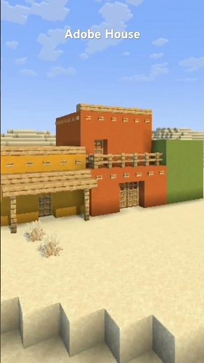 Adobe House (Random Build #4) #foryou #minecraft