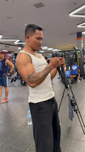 Hammer Bicep Rope Curl for Big Arms Training