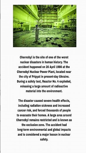 Chernobyl Nuclear Disaster Explained | Causes, Explosion, Radiation Effects and Exclusion Zone