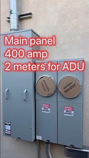 400A Main Panel Upgrade – Dual Meter ADU Setup
