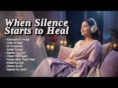 When Silence Starts to Heal | Calm Hindi Song | Peaceful Bollywood Relaxation