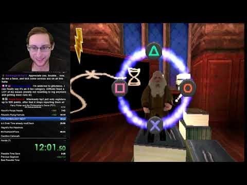 Harry Potter 1 (PS1) ALL "Retroachievements" Speedrun in 3:27:25 RTA (Challenge Run)