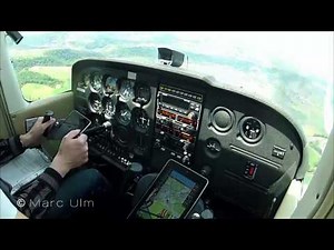 Cessna 172 Skyhawk Cockpit Trier to Koblenz