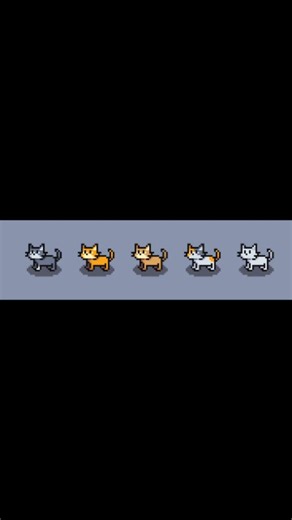 Echoes on Instagram: "Cats for my asset pack #pixelart #ドット絵 #digitalart #cat"